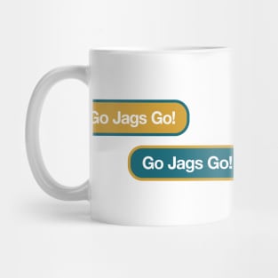 Go Jags Go Text Message Mug